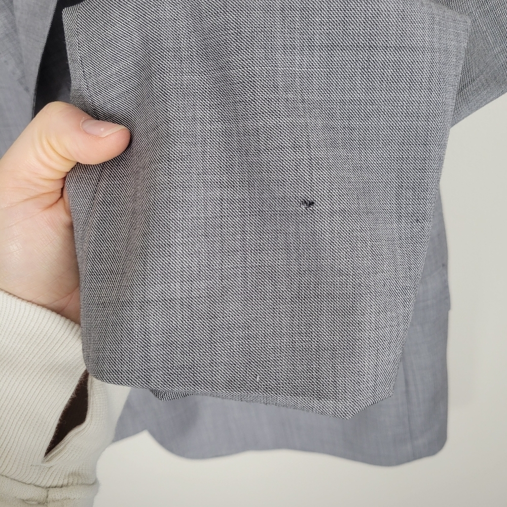 Brooks Brothers 346 Blazer Mens 48L Gray Regent Fit Stretch Sport Coat - Picture 4 of 11